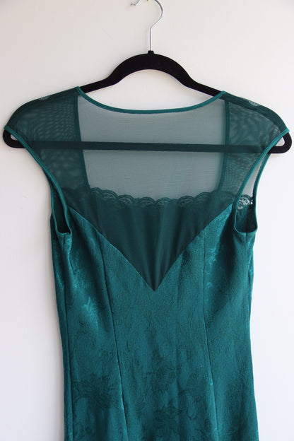 Vintage Victoria's Secret Gold Label Green Dress