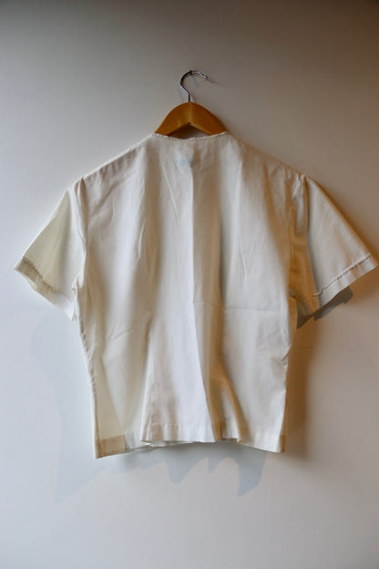 Vintage White Cotton Top