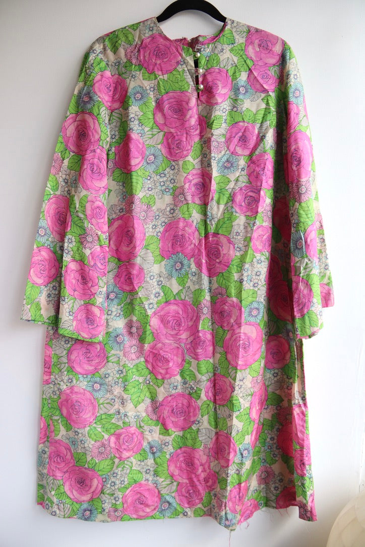 Vintage Aunt Abigails Attic Floral Dress