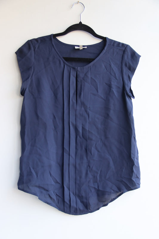 Joie Blue 100% Silk Top