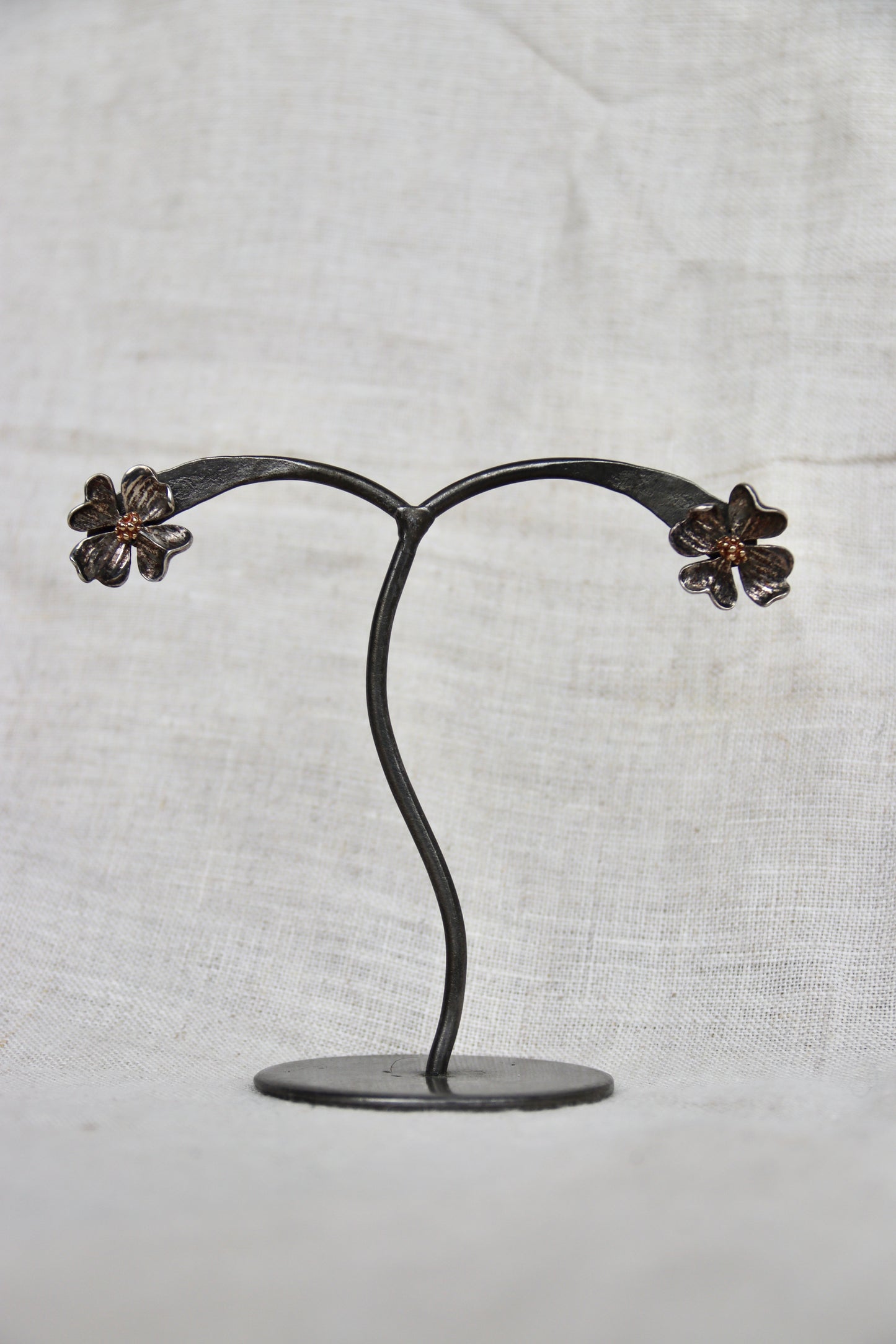 Dogwood Flower Stud Earrings