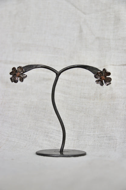 Dogwood Flower Stud Earrings