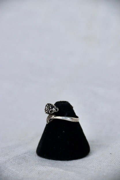 Sterling Silver Greek Lion's Head Ring