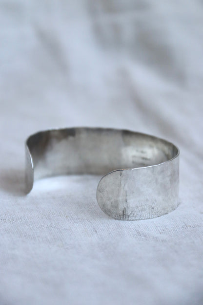 L. V. Whitten Handwrought Sterling Silver Hammered Cuff Bracelet