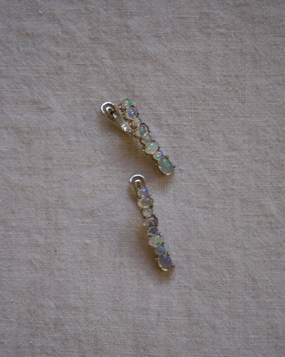 Sterling Opal Drop Earrings Earrings