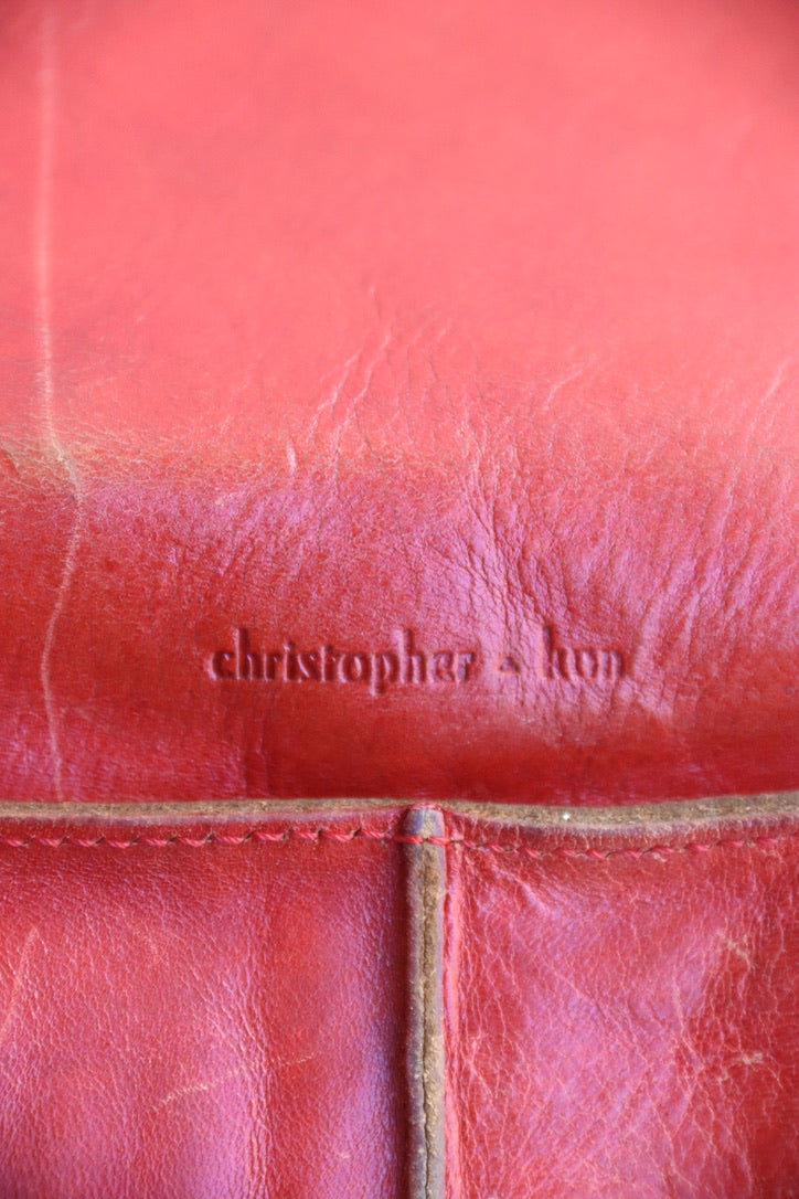 Christopher Kon Red Leather Bag