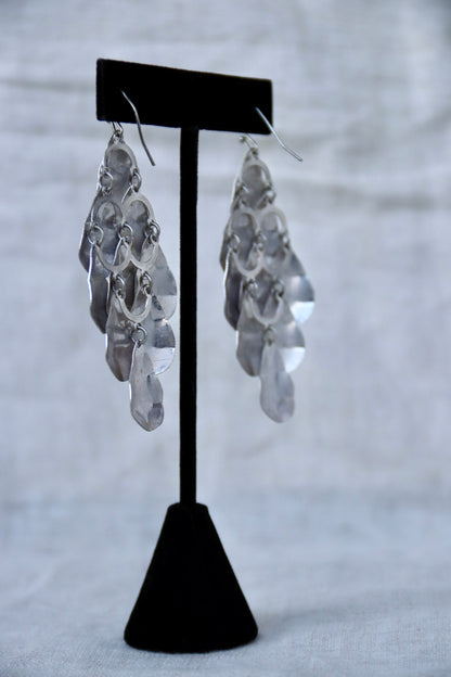 Winifred Wager Sterling Silver Leaf Earrings
