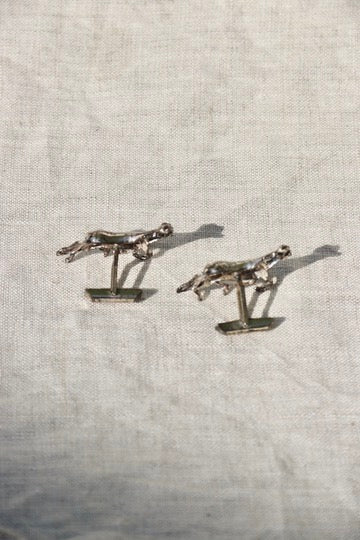 Sterling Silver Horse Cufflinks