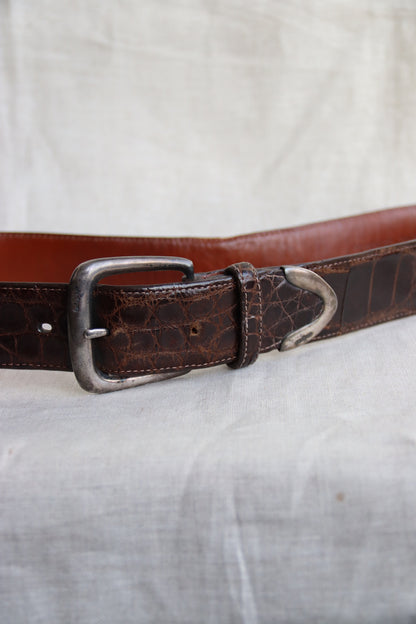 Ralph Lauren Alligator Leather Belt