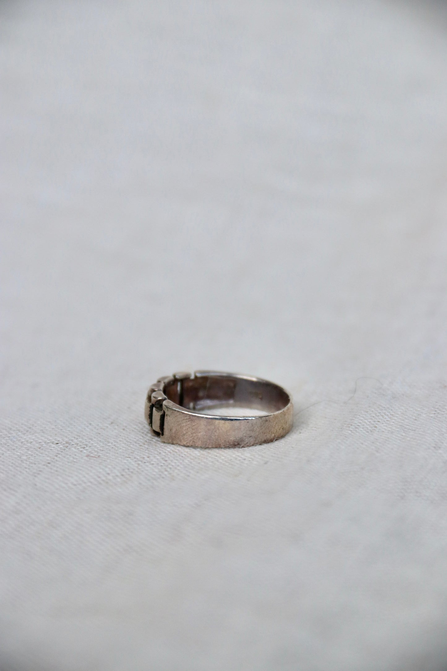 Sterling Silver Track Ring