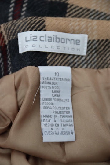 Liz Claiborne Plaid Skirt