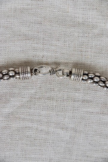 Sterling Silver popcorn chain sterling necklace