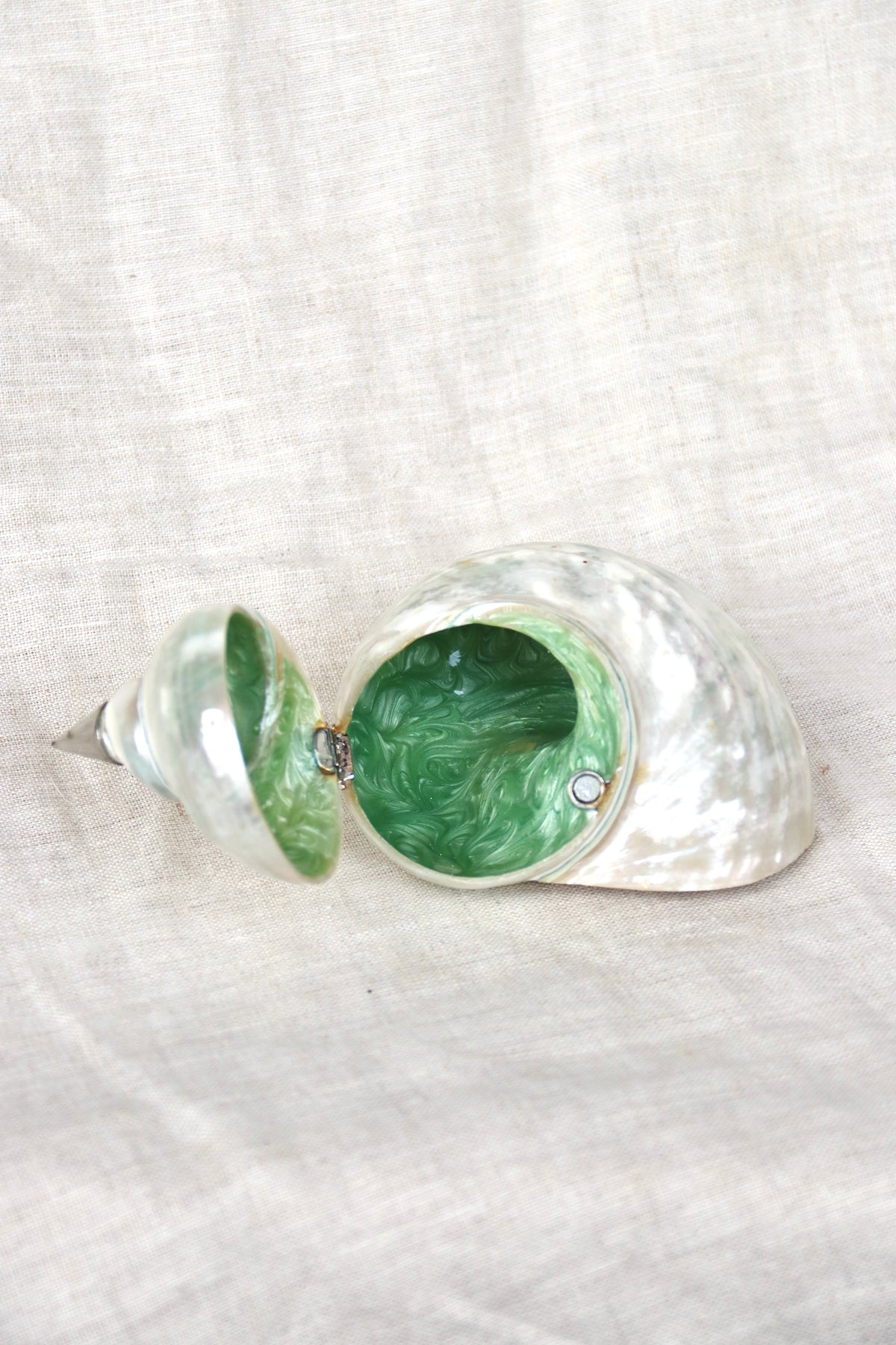 Vintage Shell Trinket Box