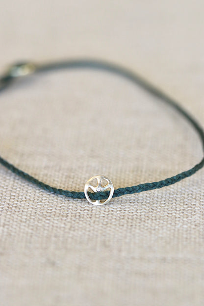 Scosha Peace Sign Anklet