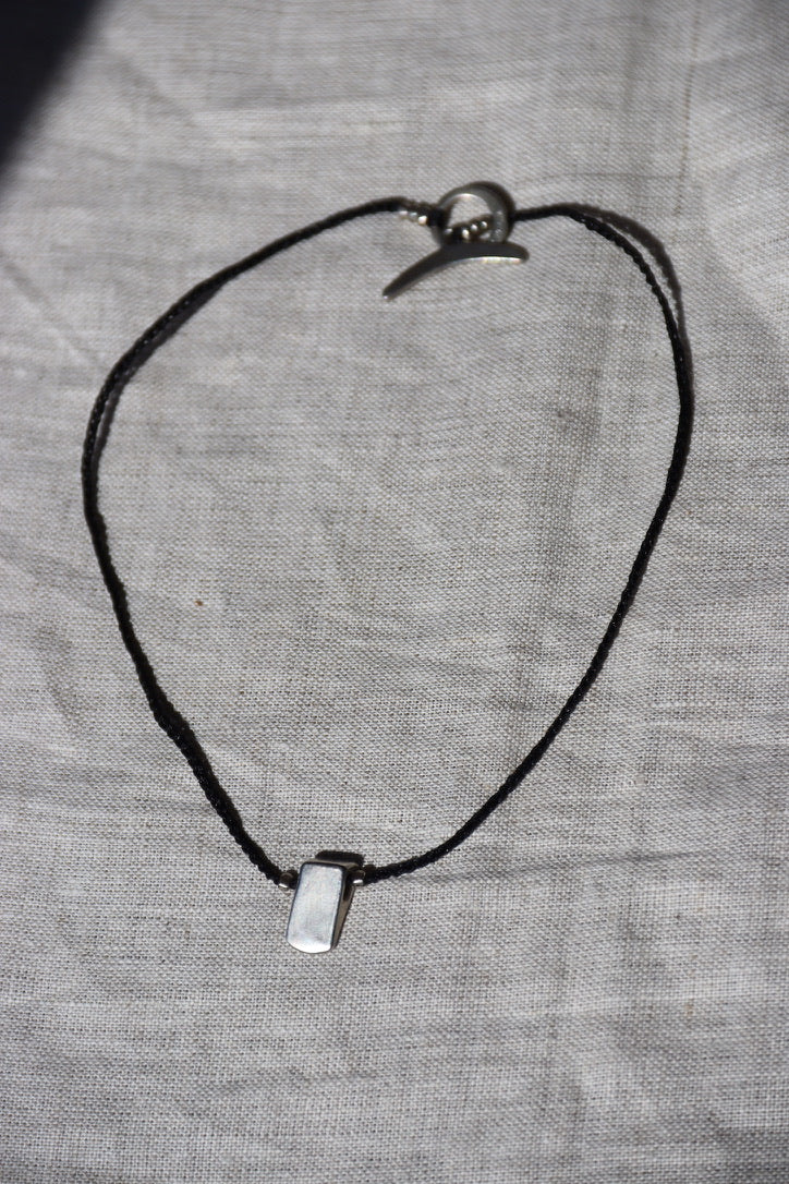 Jill Platner Sterling Silver Wedge Necklace