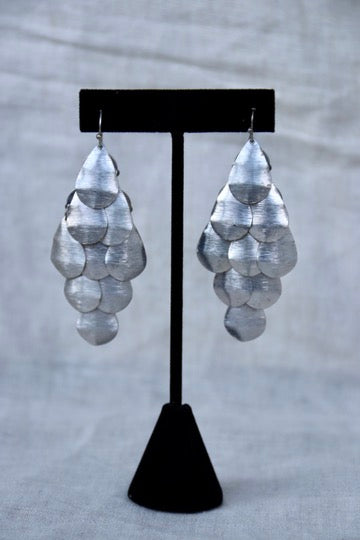 Winifred Wager Sterling Silver Leaf Earrings