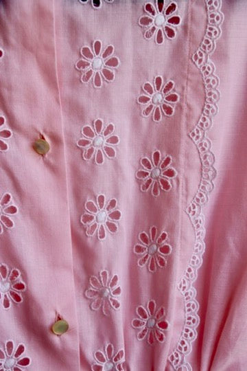 Vintage Pink Cotton Dress