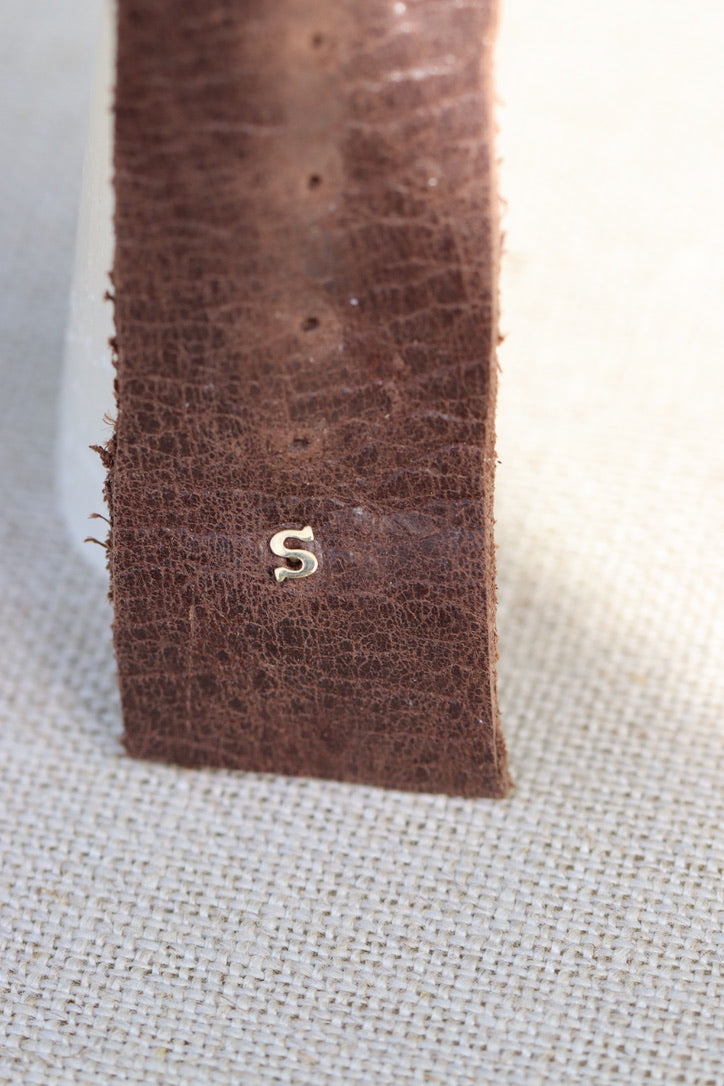 Zoe Chicco 14k Itty Bitty Initial Letter Studs
