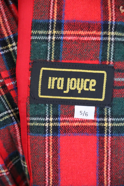 Ira Joyce Tartan Wool Skirt and Jacket Set