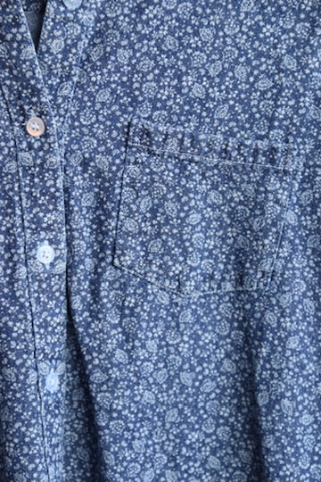 Steven Alan Blue Floral Top