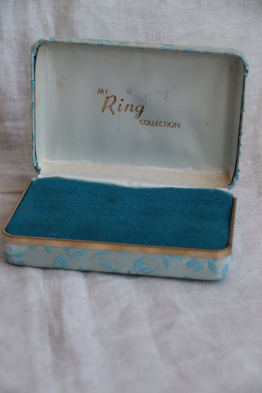 Vintage Ring Collection Jewelry Box
