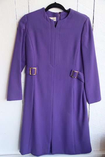 Vintage 60s Neusteters Purple Dress