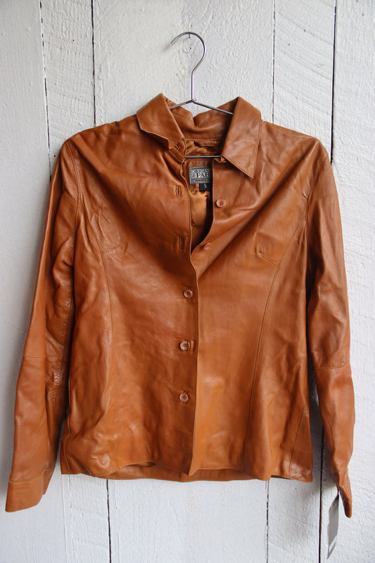 Originaux Pablo Brown Leather Coat