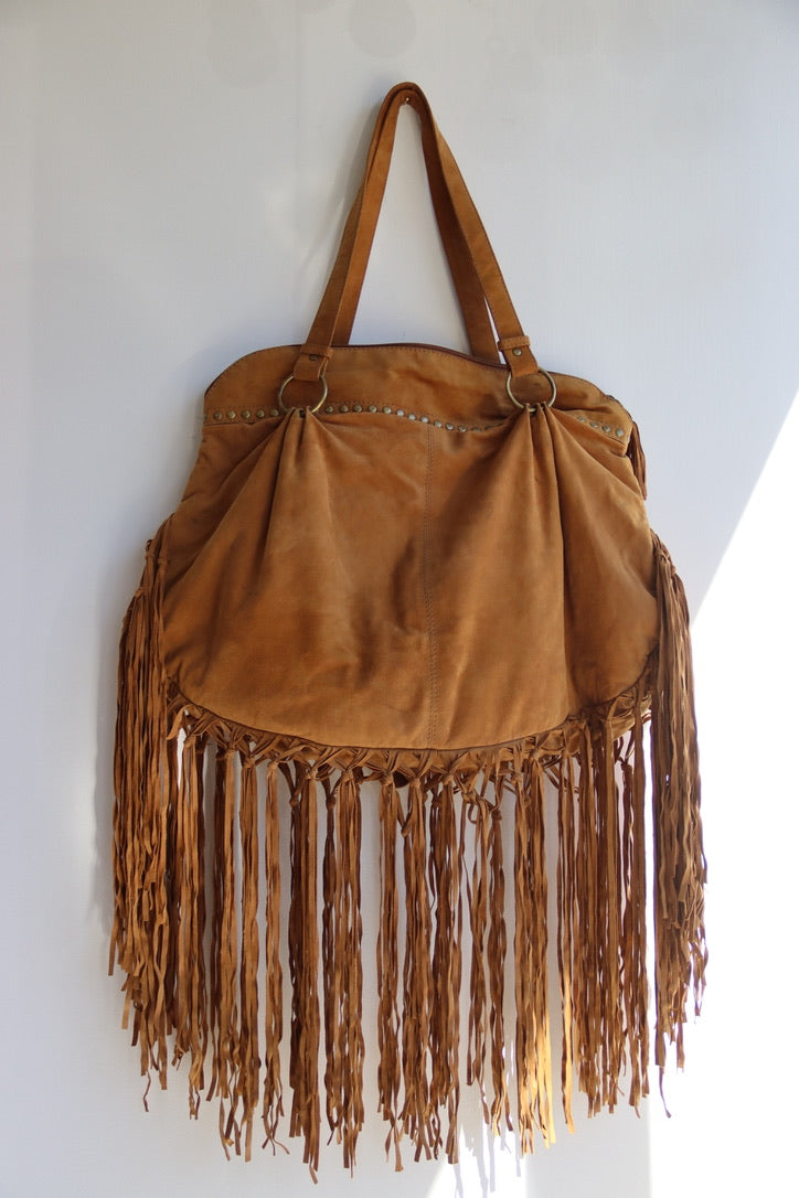 Tasha Polizzi Fringe Leather bag
