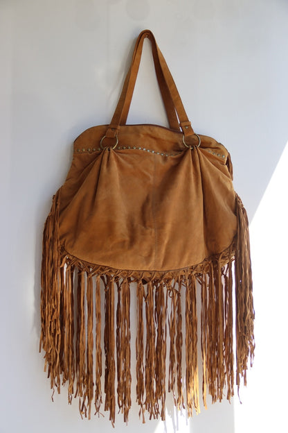 Tasha Polizzi Fringe Leather bag
