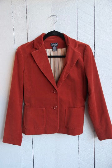 Rafaella Red Velvet Suit Jacket