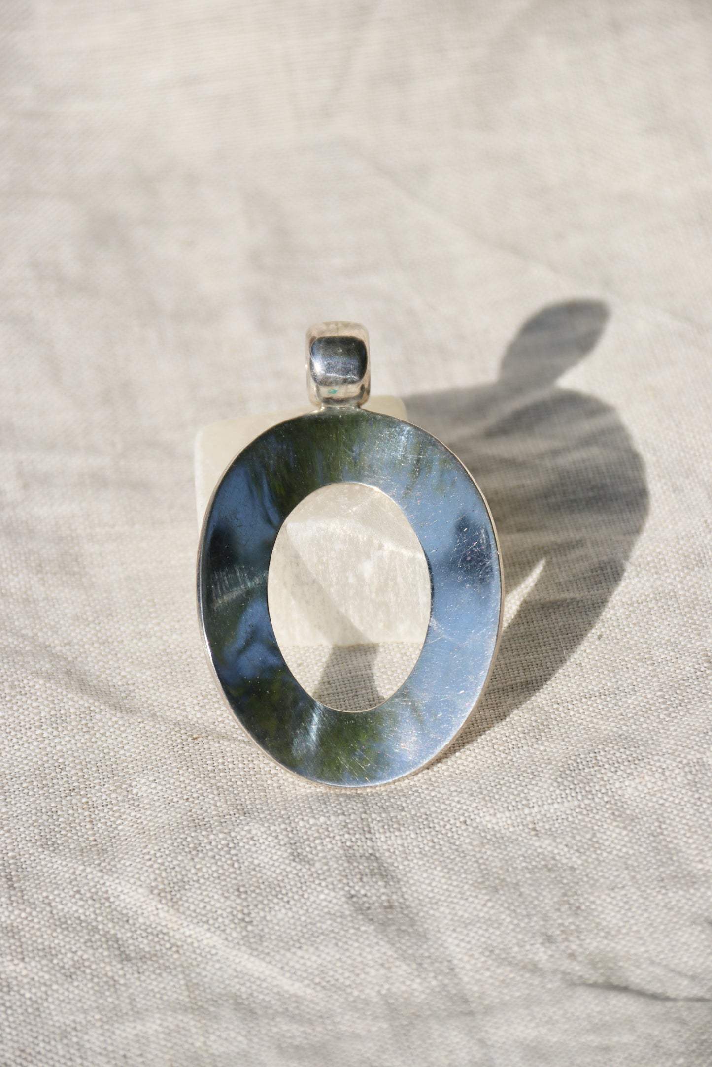 Sterling Silver Circle Pendant