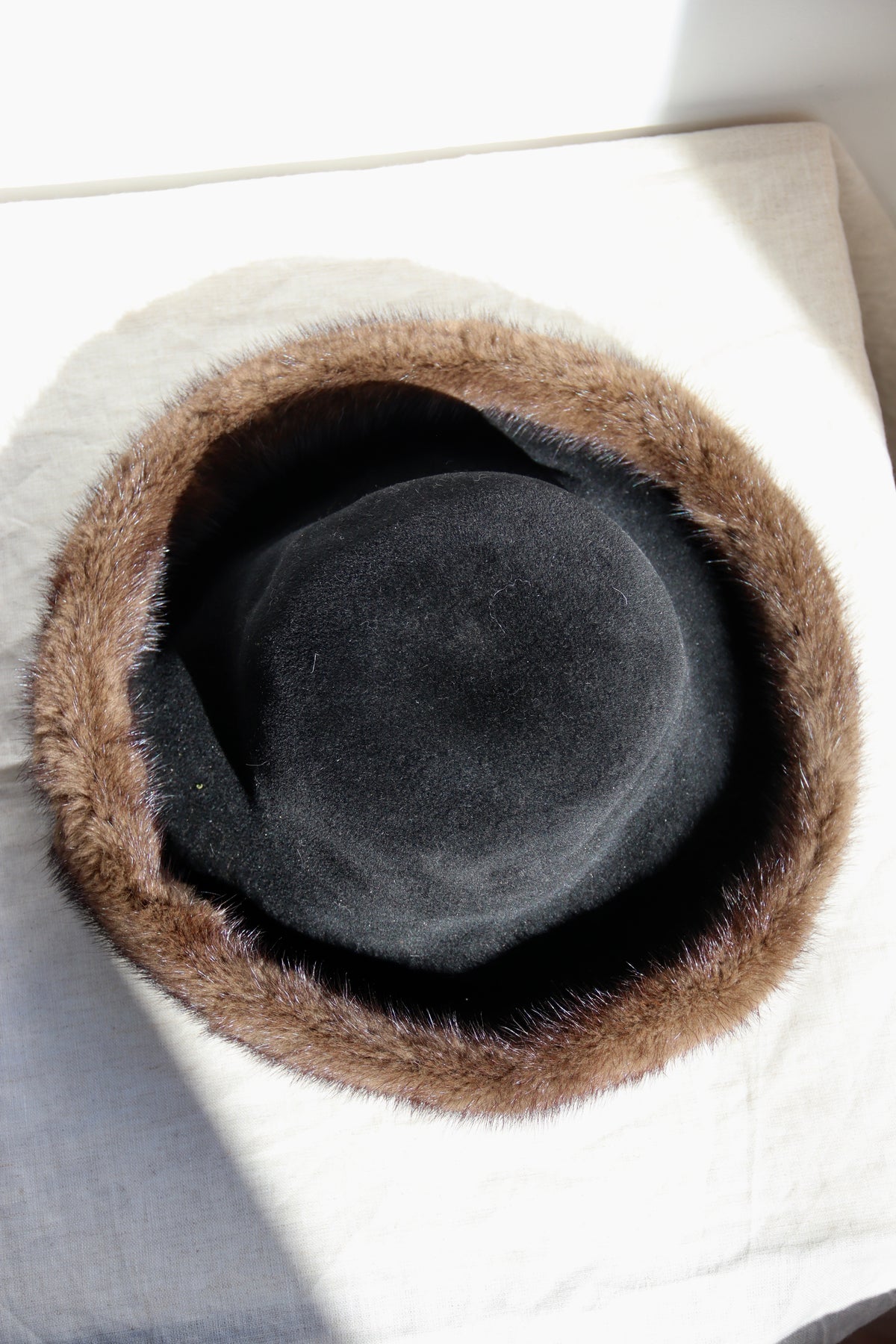Vintage Lenore Marshall Fur Rim Hat