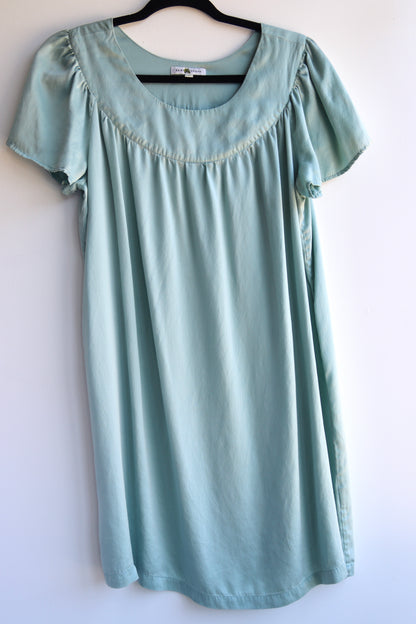 Yumi Kookoon Aqua Silk Dress