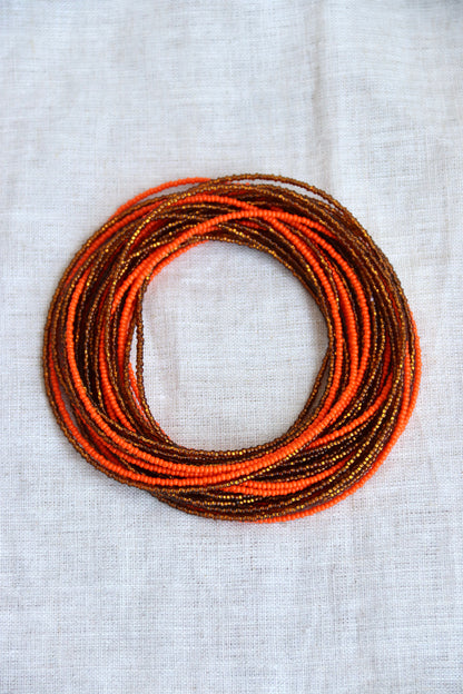 Long Beaded Wrap Necklaces