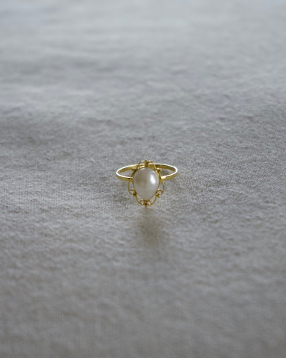 Pearl Ring - 14k