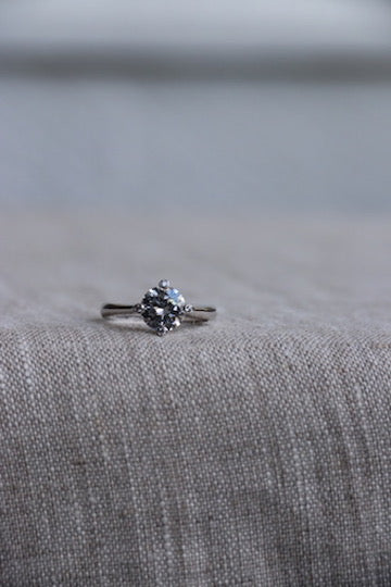 CZ and Sterling Ring