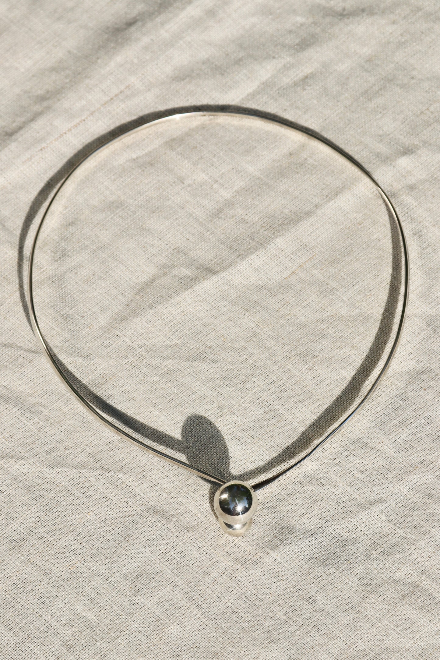 Sterling Silver Bypass Necklace