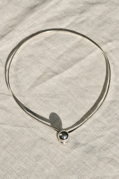 Sterling Silver Bypass Necklace