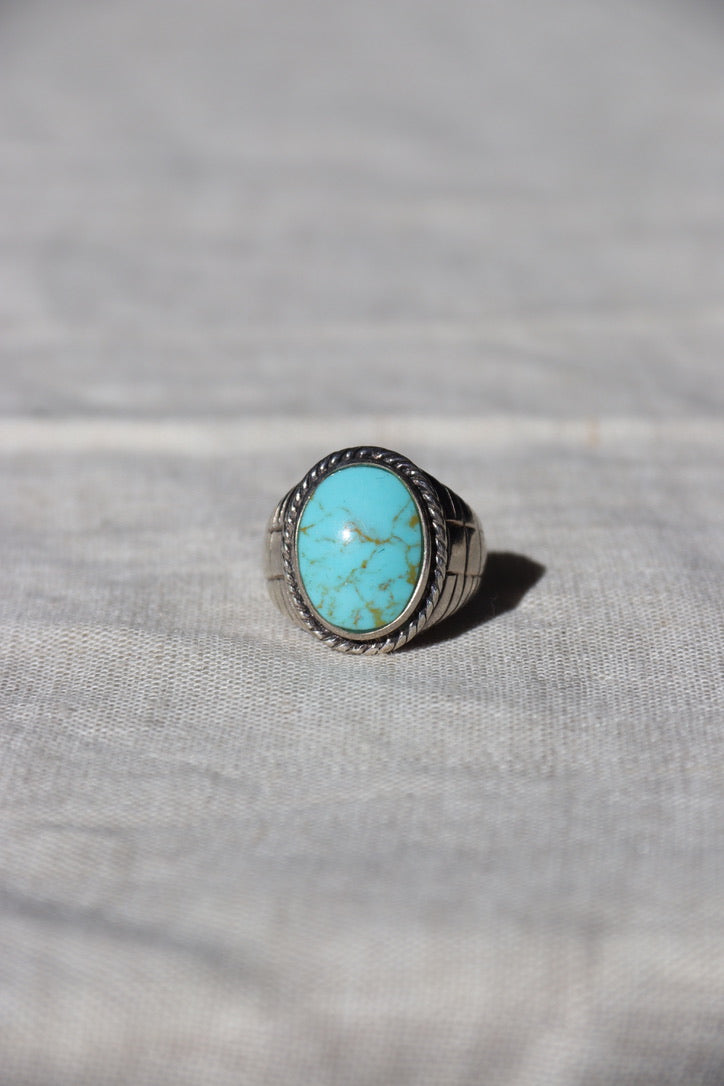Sterling Silver and Turquoise Ring