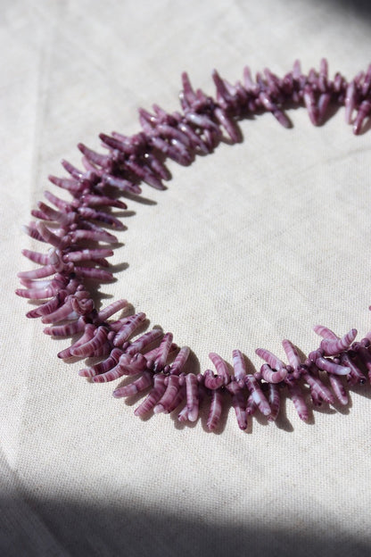 Purple Spiny Shell Necklace