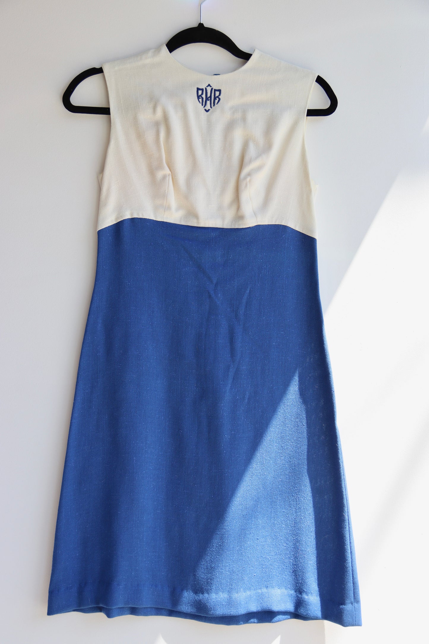 Vintage Monogrammed Dress and Jacket Set