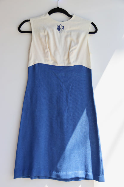 Vintage Monogrammed Dress and Jacket Set