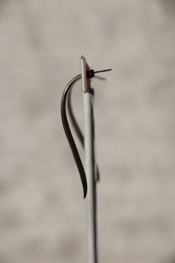 Sterling Silver Leaf Drop Earrings