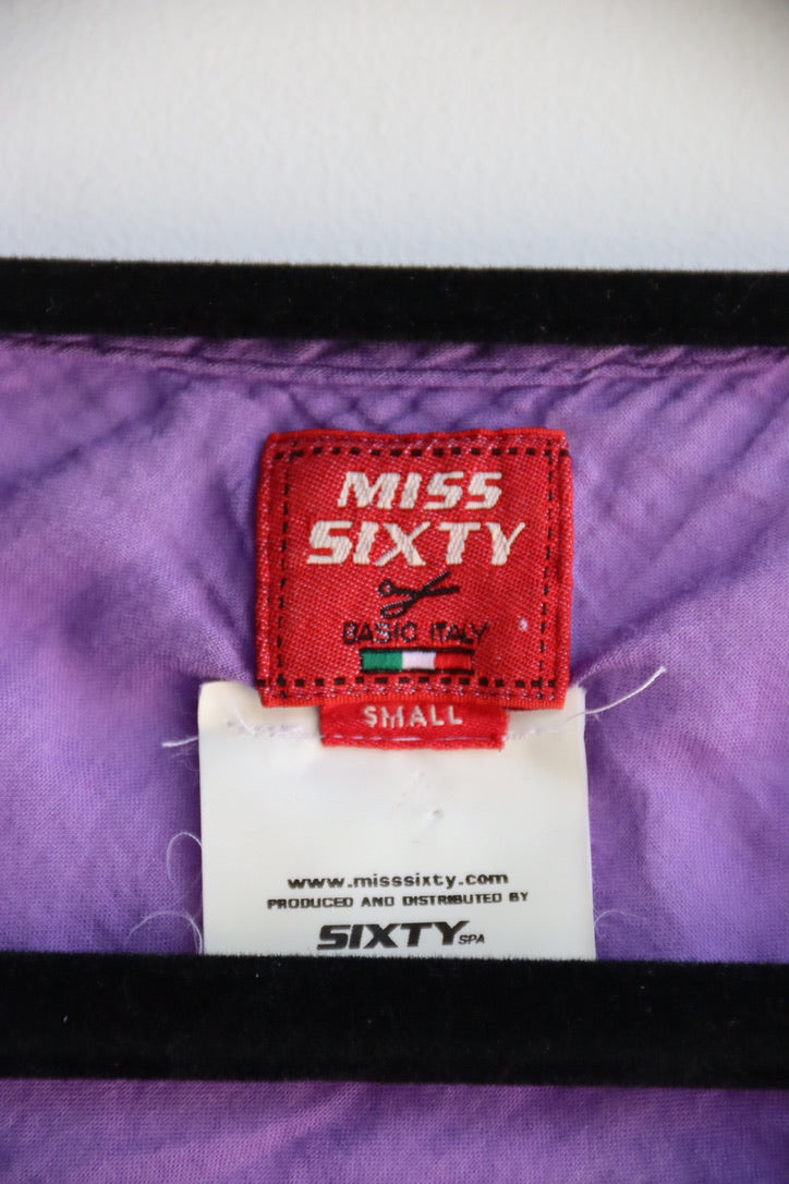 Miss Sixty Italian Purple Top