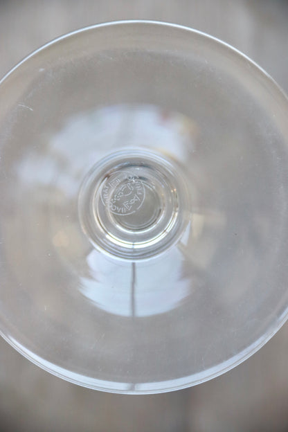 Set of 5 Baccarat crystal stemware