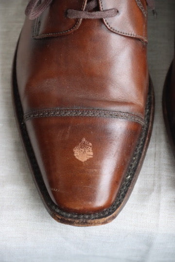 Vanlier Brown Leather Dress Shoes - 8