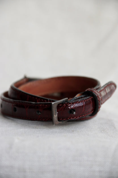 Ralph Lauren Alligator Leather Belt