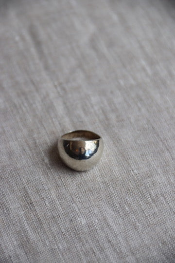 Sterling Silver Round Ring