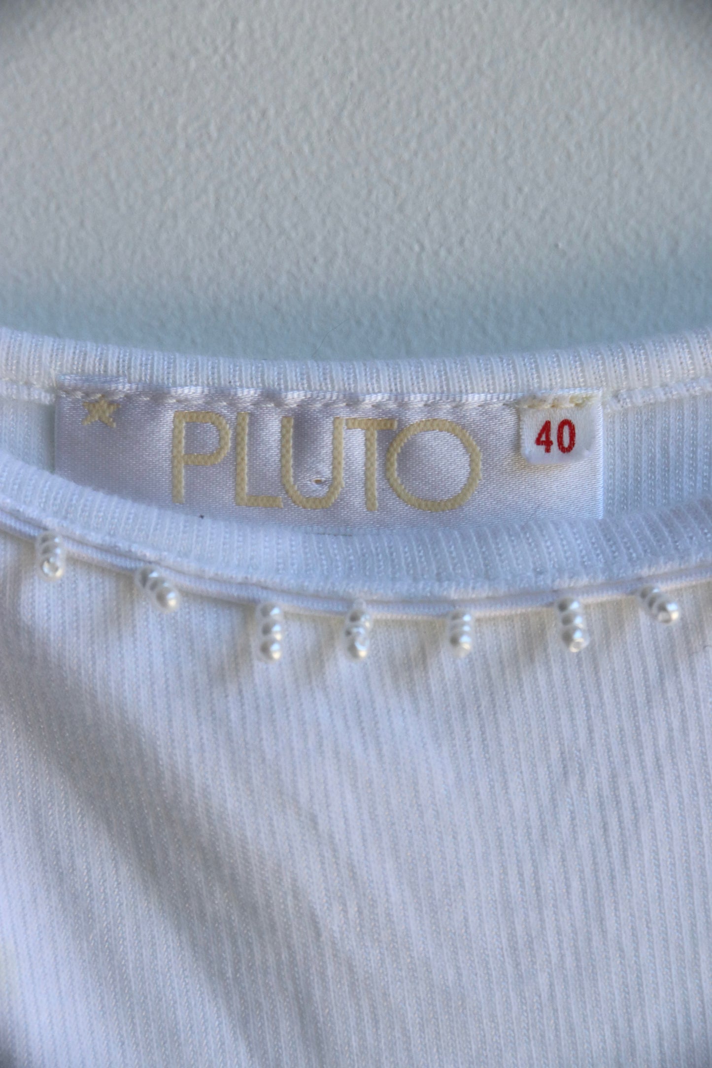 Pluto White Maxi Dress with Beaded Details