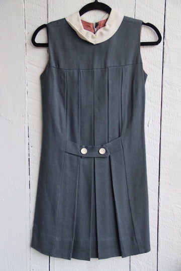 Vintage 60s Pleated Dress